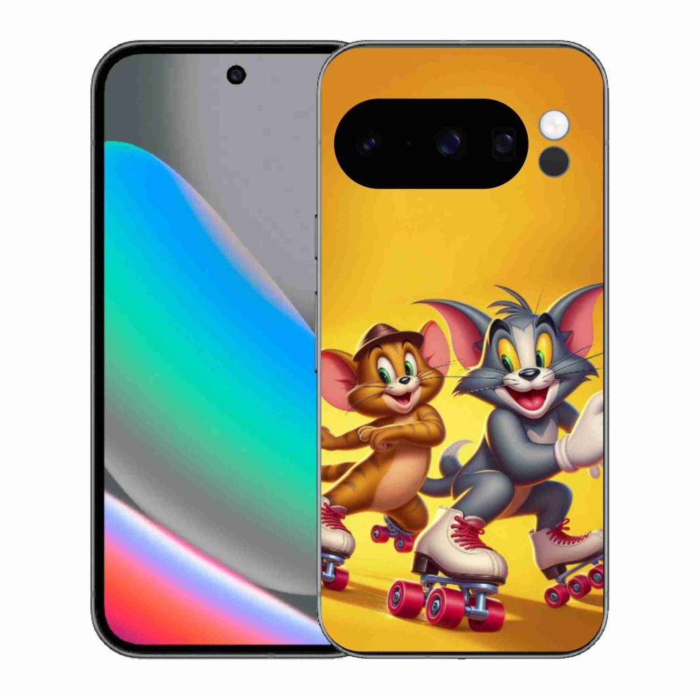 Gelový kryt mmCase na Google Pixel 10 Pro - tom a jerry
