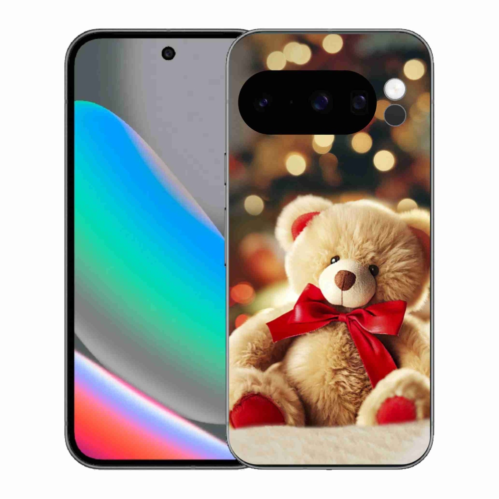 Gelový kryt mmCase na Google Pixel 10 Pro - plyšový medvídek