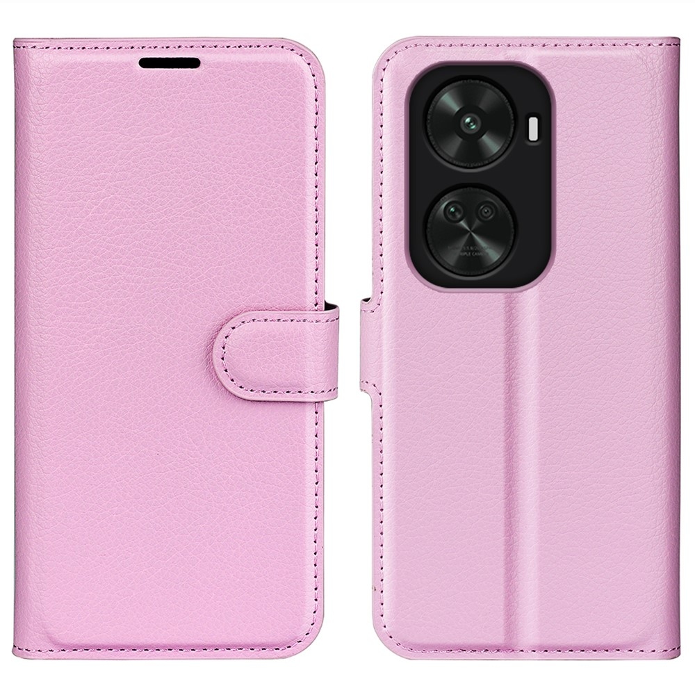 Litchi knížkové pouzdro na Huawei Nova 12 SE - růžové
