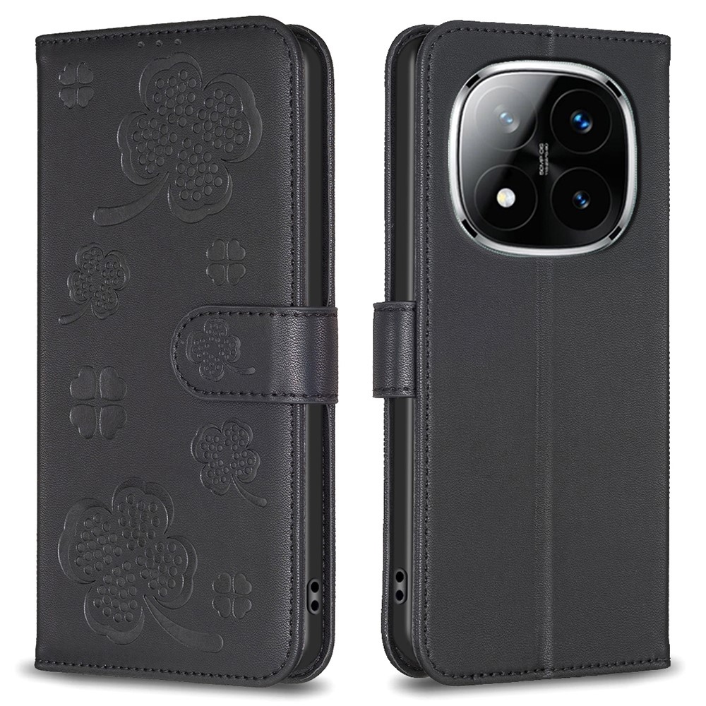 Clover knížkové pouzdro na Xiaomi Redmi Note 14 Pro - černé