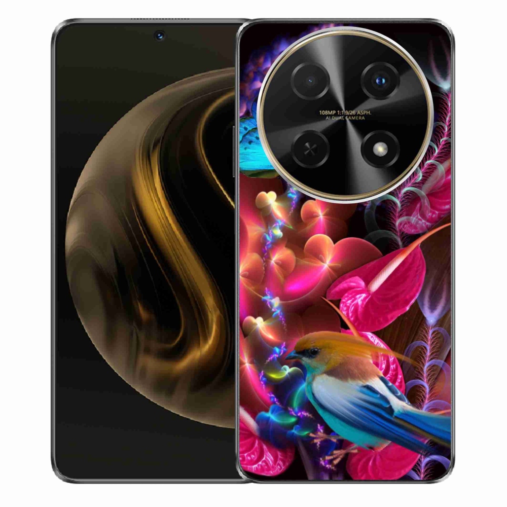 Gelový kryt mmCase na Huawei Nova 12i - barevné květiny