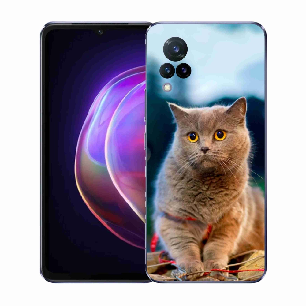 Gelový kryt mmCase na Vivo V21 4G/5G - britská modrá 2
