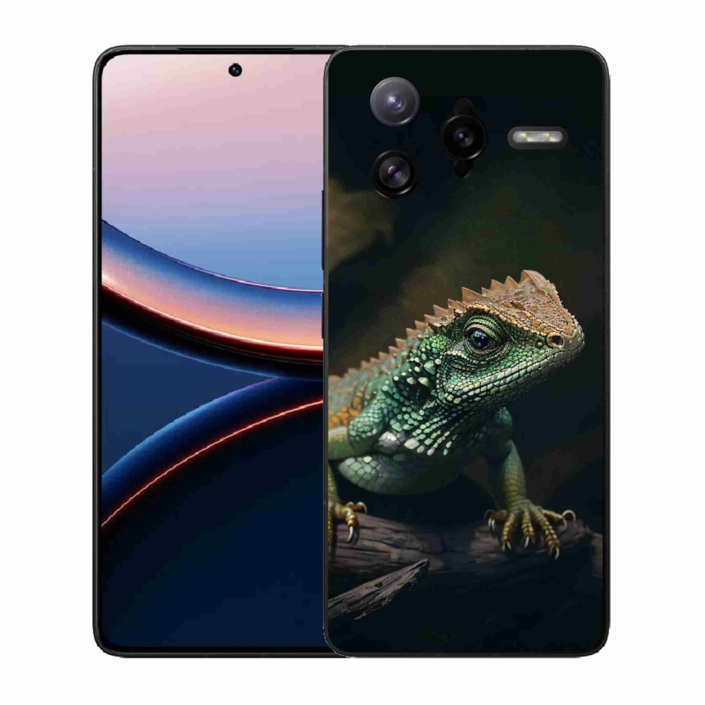 Gelový kryt mmCase na Xiaomi Poco F7 Ultra - ještěr