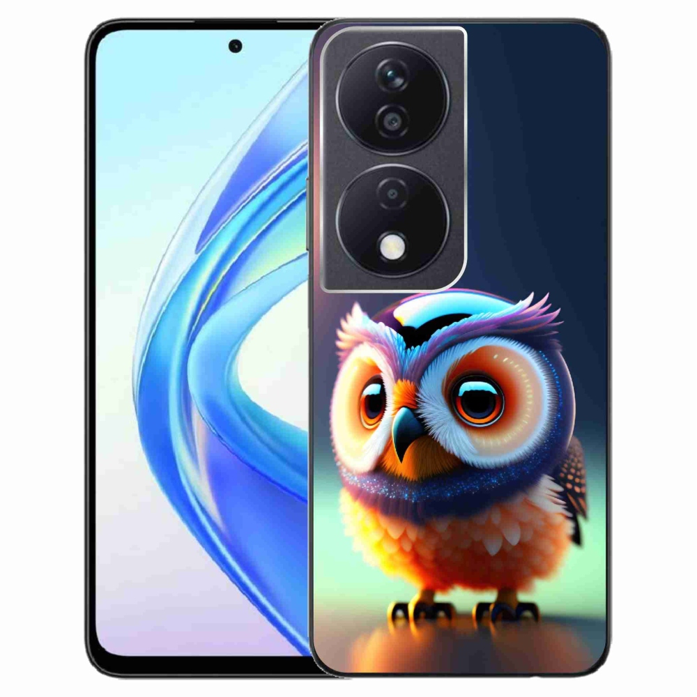 Gelový kryt mmCase na Honor X7b/Honor 90 Smart - sovička