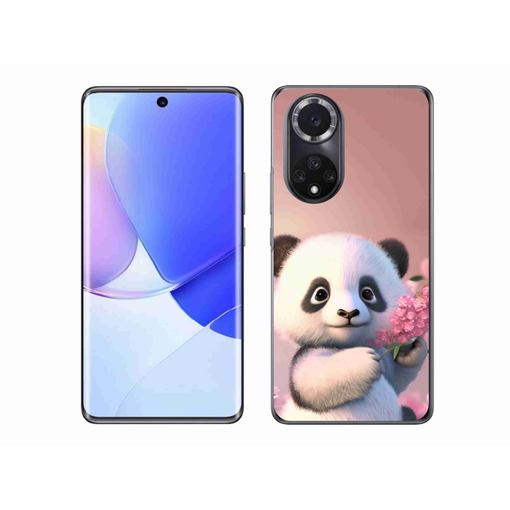Gelový kryt mmCase na Huawei Nova 9 - roztomilá panda