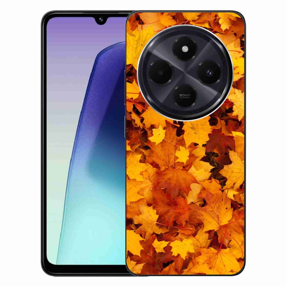 Gelový kryt mmCase na Xiaomi Redmi 14C/Poco C75 - javorové listy