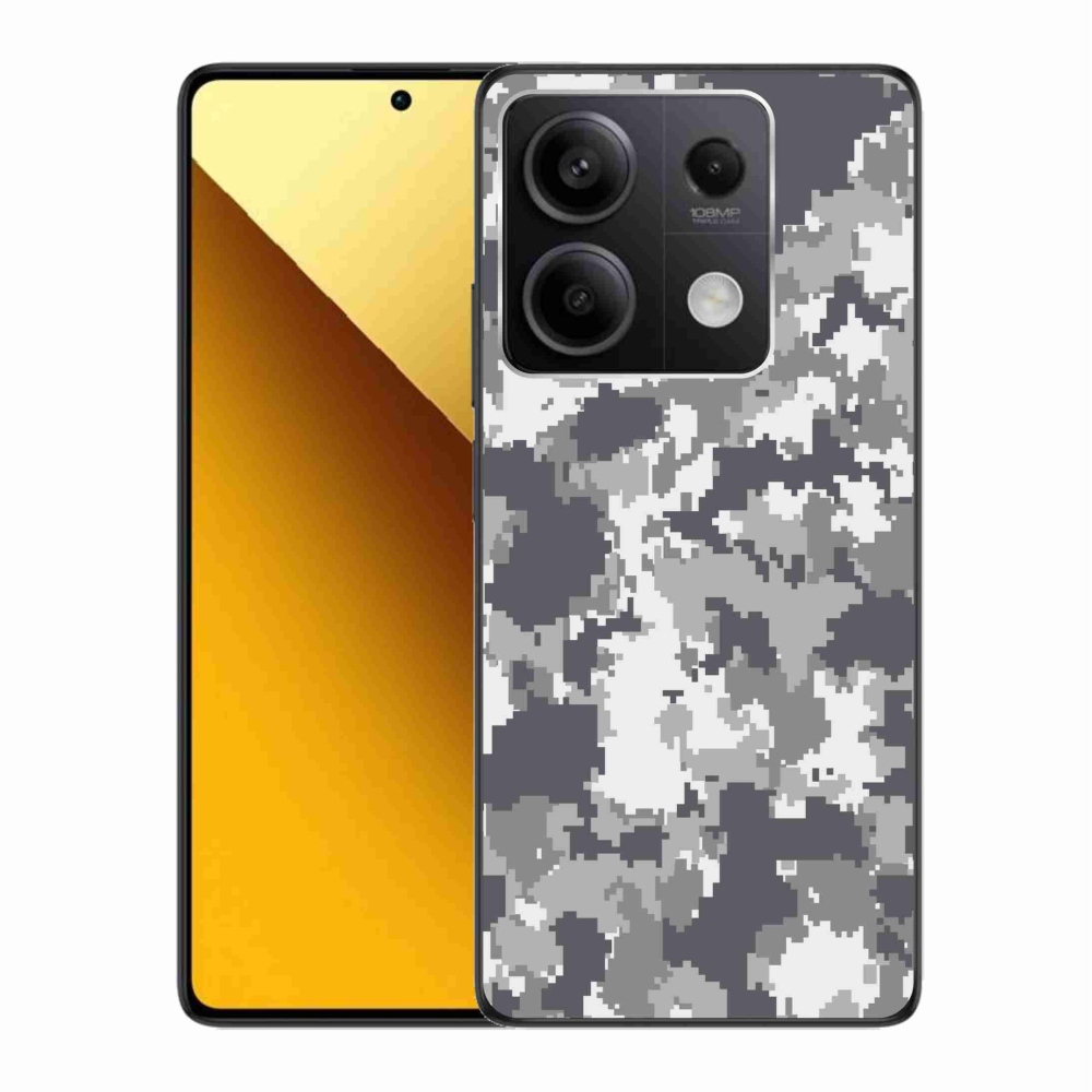Gelový kryt mmCase na Xiaomi Redmi Note 13 5G - maskáčový vzor 2