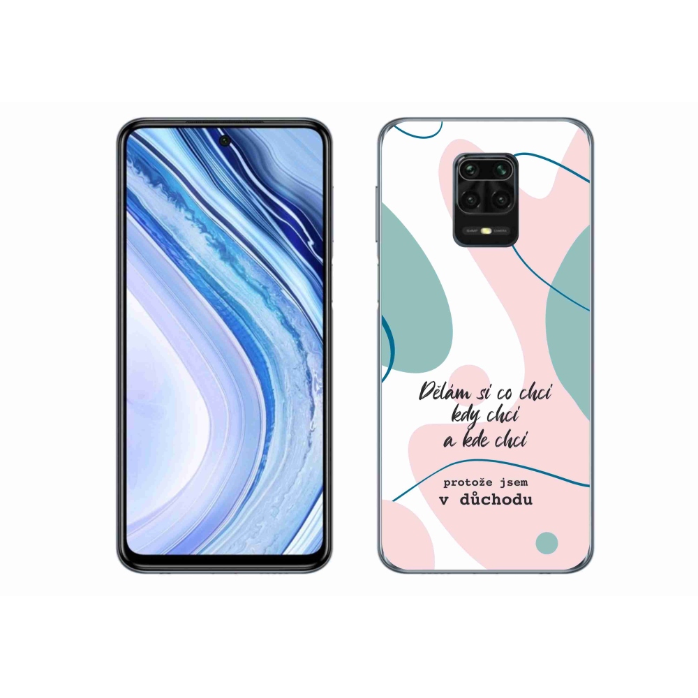 Gelový kryt mmCase na Xiaomi Redmi Note 9S - vtipný text 10 bílé pozadí