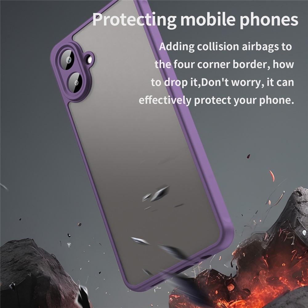 Proof gelový obal s pevnými zády na Samsung Galaxy A07 4G - fialový
