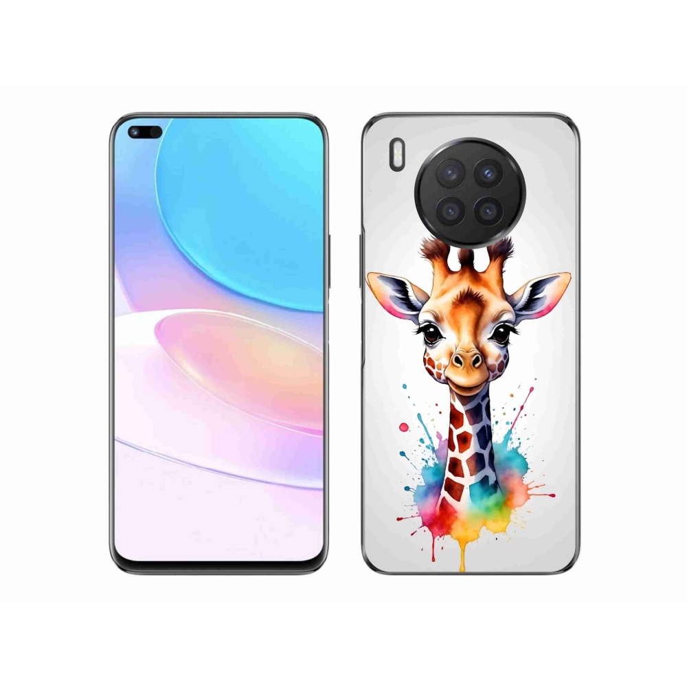 Gelový kryt mmCase na Honor 50 Lite - žirafa 1