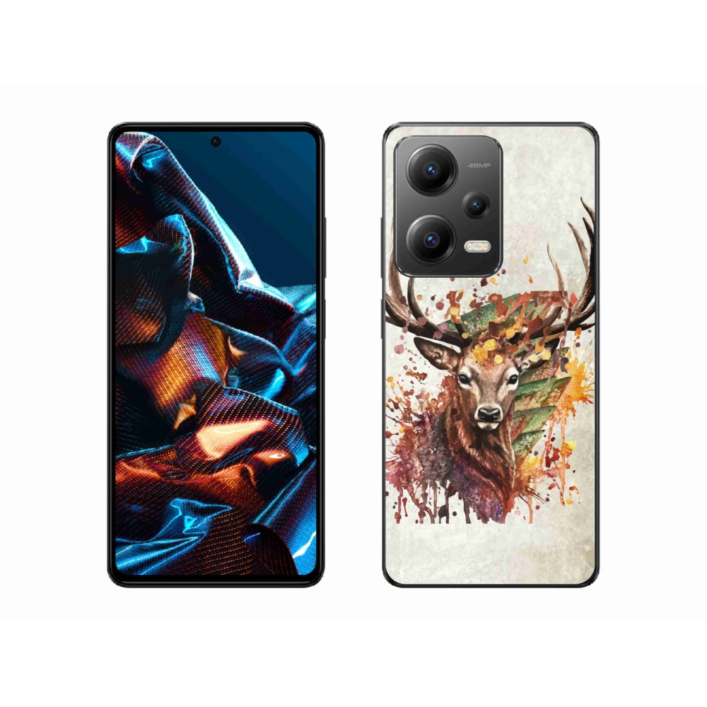 Gelový obal mmCase na mobil Xiaomi Redmi Note 12 Pro 5G - jelen 1