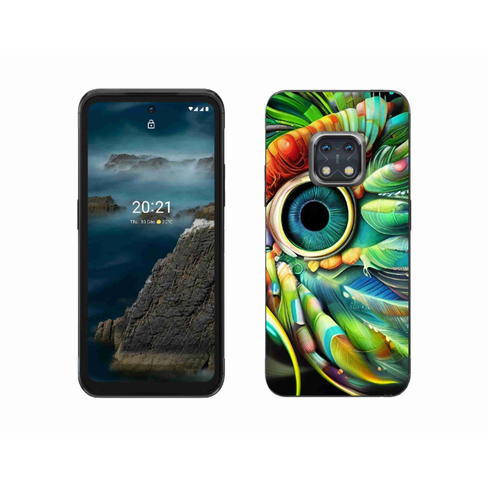 Gelový kryt mmCase na Nokia XR20 - abstraktní motiv 18