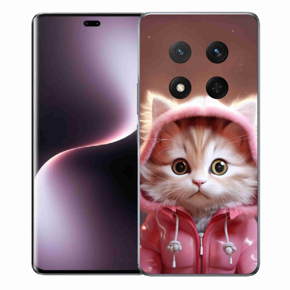 Gelový kryt mmCase na Honor Magic 7 Lite 5G - roztomilé kotě 3