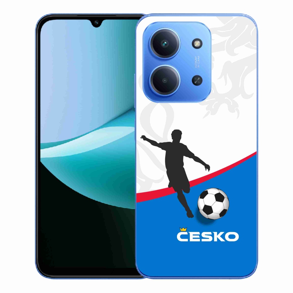 Gelový kryt mmCase na Xiaomi Redmi 15C 4G/5G (173mm) - fotbal Česko 1