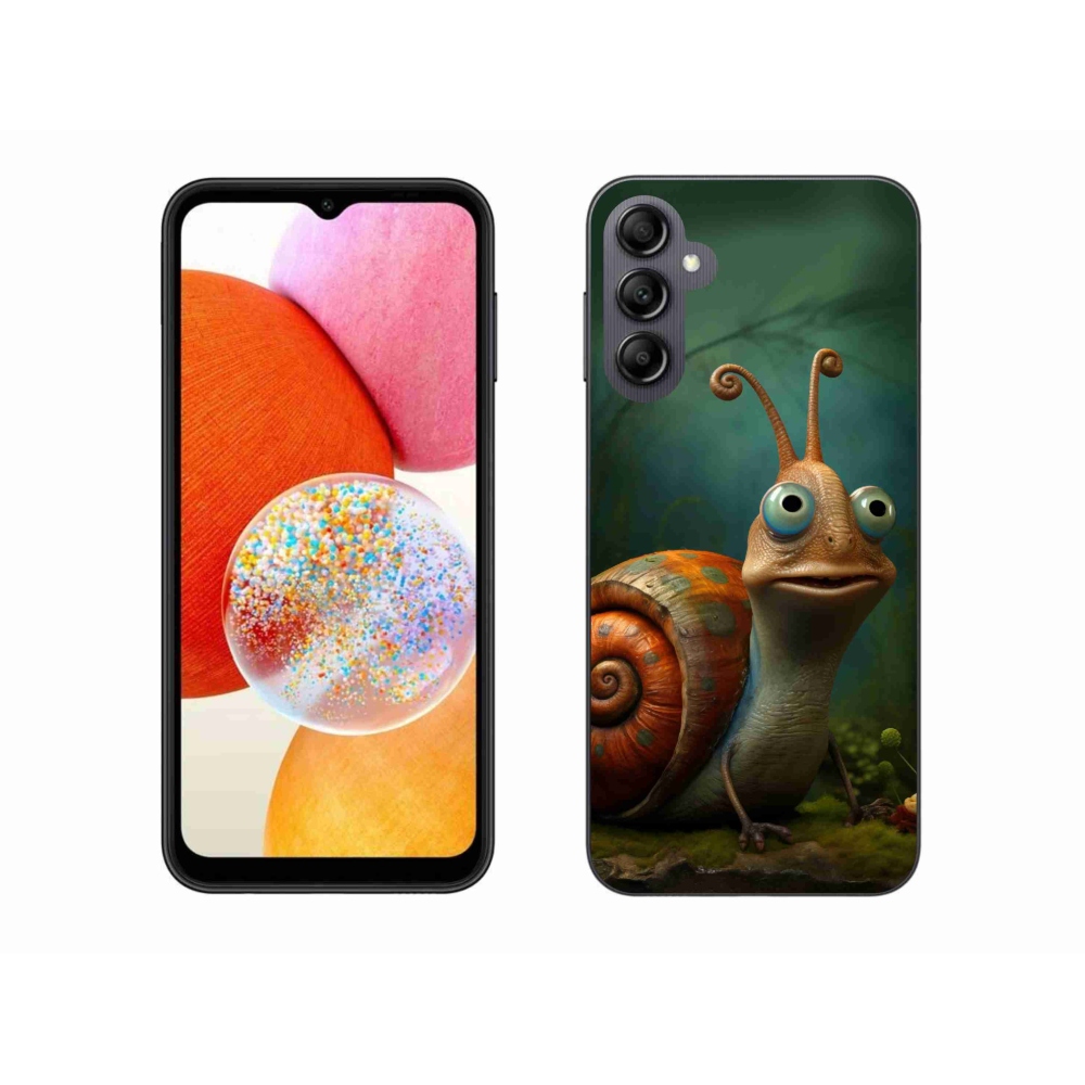 Gelový kryt mmCase na Samsung Galaxy A14 4G/5G - šnek
