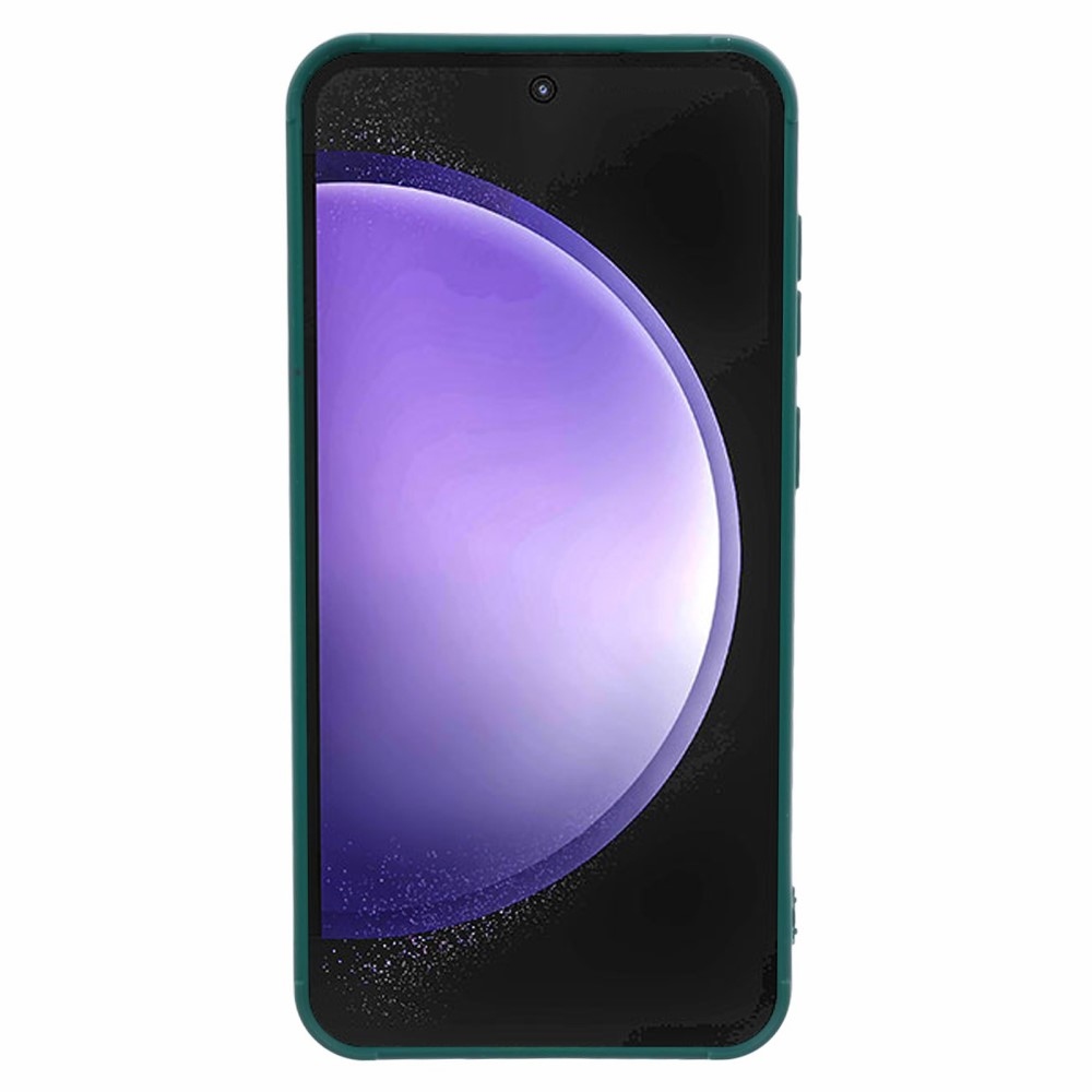 Grid odolný gelový obal na Samsung Galaxy S23 FE - zelený