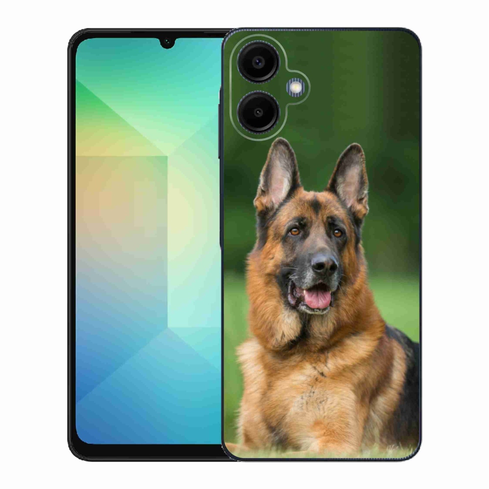 Gelový kryt mmCase na Samsung Galaxy A06 4G - německý ovčák
