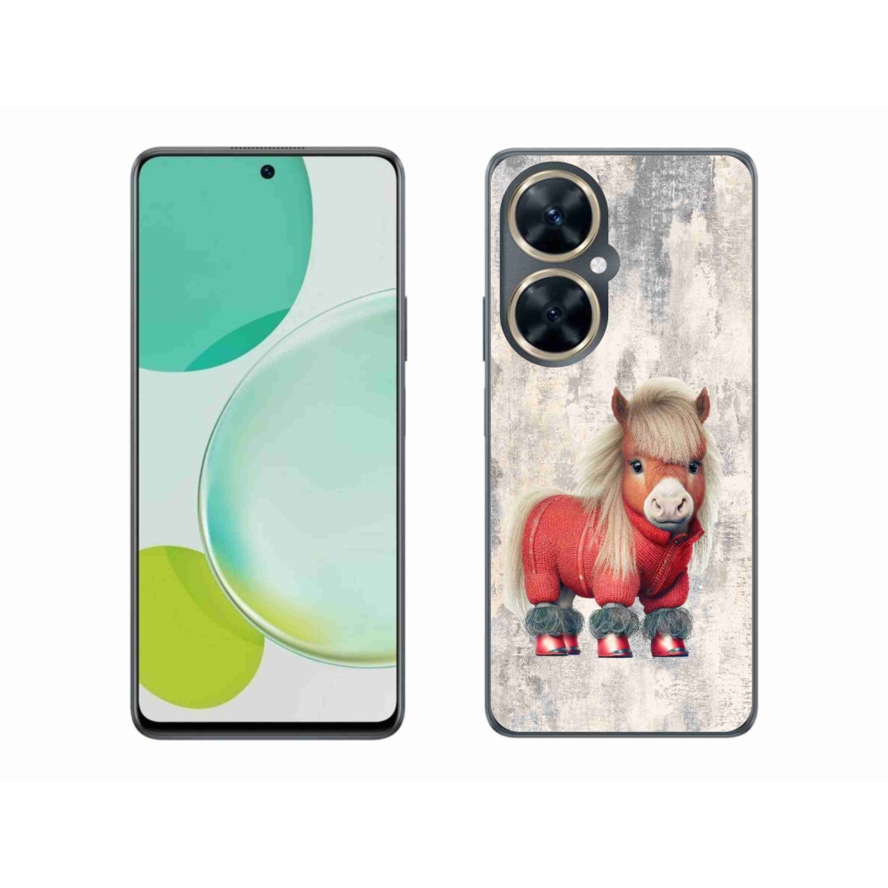 Gelový kryt mmCase na Huawei Nova 11i - poník ve svetru