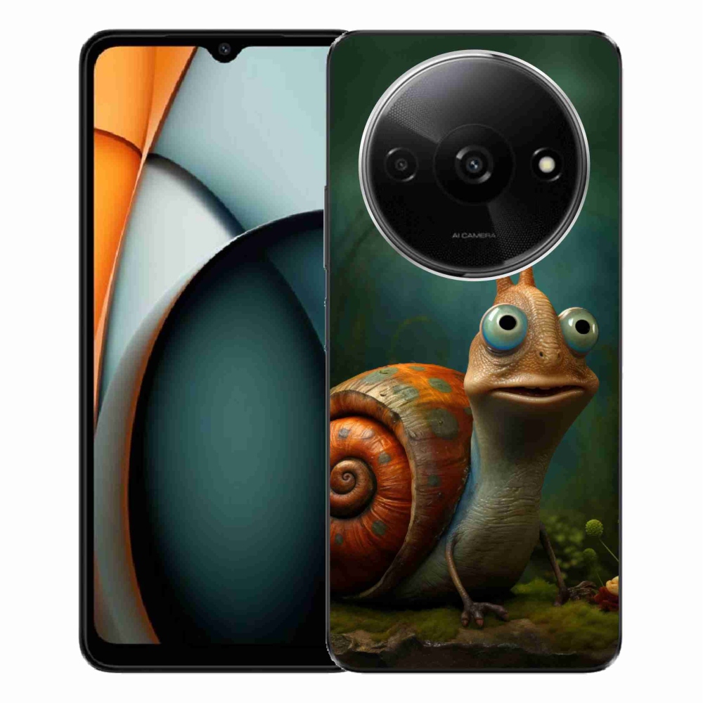 Gelový kryt mmCase na Xiaomi Redmi A3 - šnek
