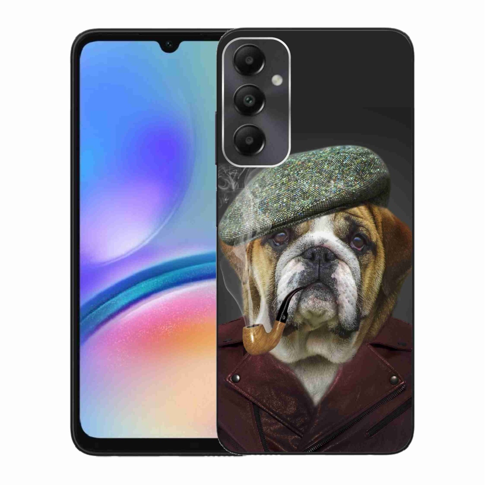 Gelový kryt mmCase na Samsung Galaxy A05s - pes s fajfkou