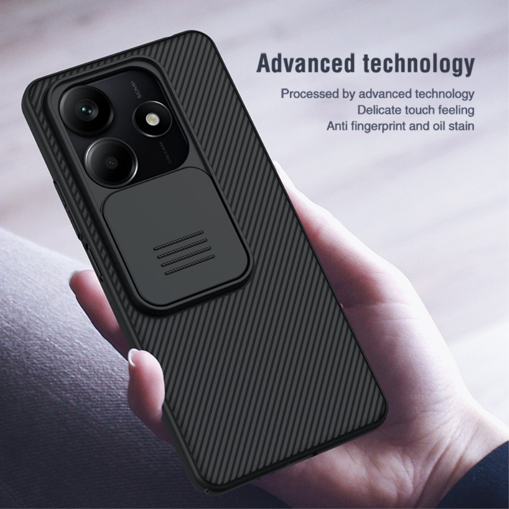 NLK gelový obal s ochranou fotoaparátu na Xiaomi Redmi Note 14 5G - černý