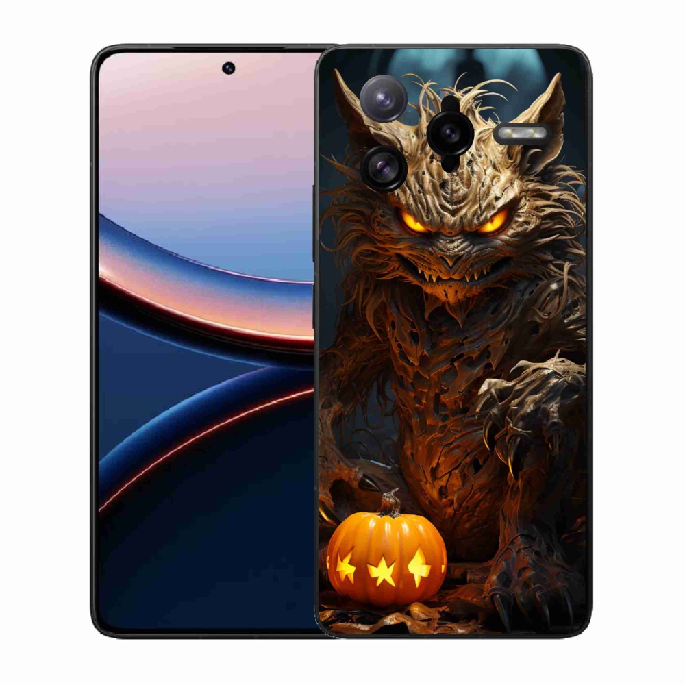 Gelový kryt mmCase na Xiaomi Poco F7 Ultra - halloweenská příšera