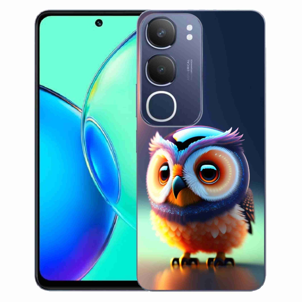 Gelový kryt mmCase na Vivo Y19s - sovička