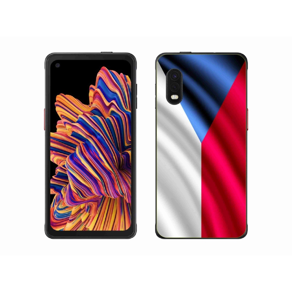 Gelový kryt mmCase na mobil Samsung Galaxy Xcover Pro - česká vlajka