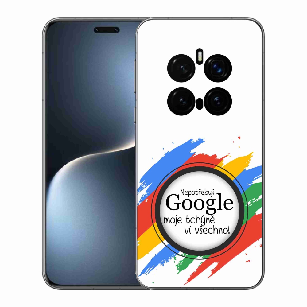Gelový kryt mmCase na Honor Magic 7 Pro 5G - tchýně ví všechno bílé pozadí