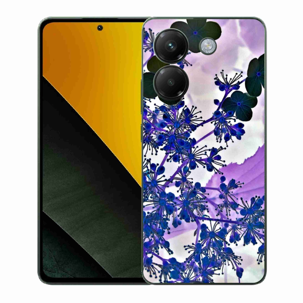 Gelový kryt mmCase na Xiaomi Poco M7 Pro 5G - květ hortenzie