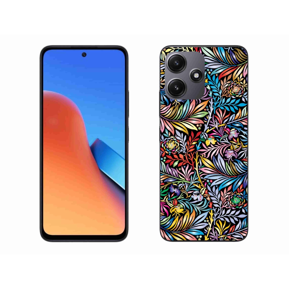 Gelový kryt mmCase na Xiaomi Redmi 12 5G - květiny 5