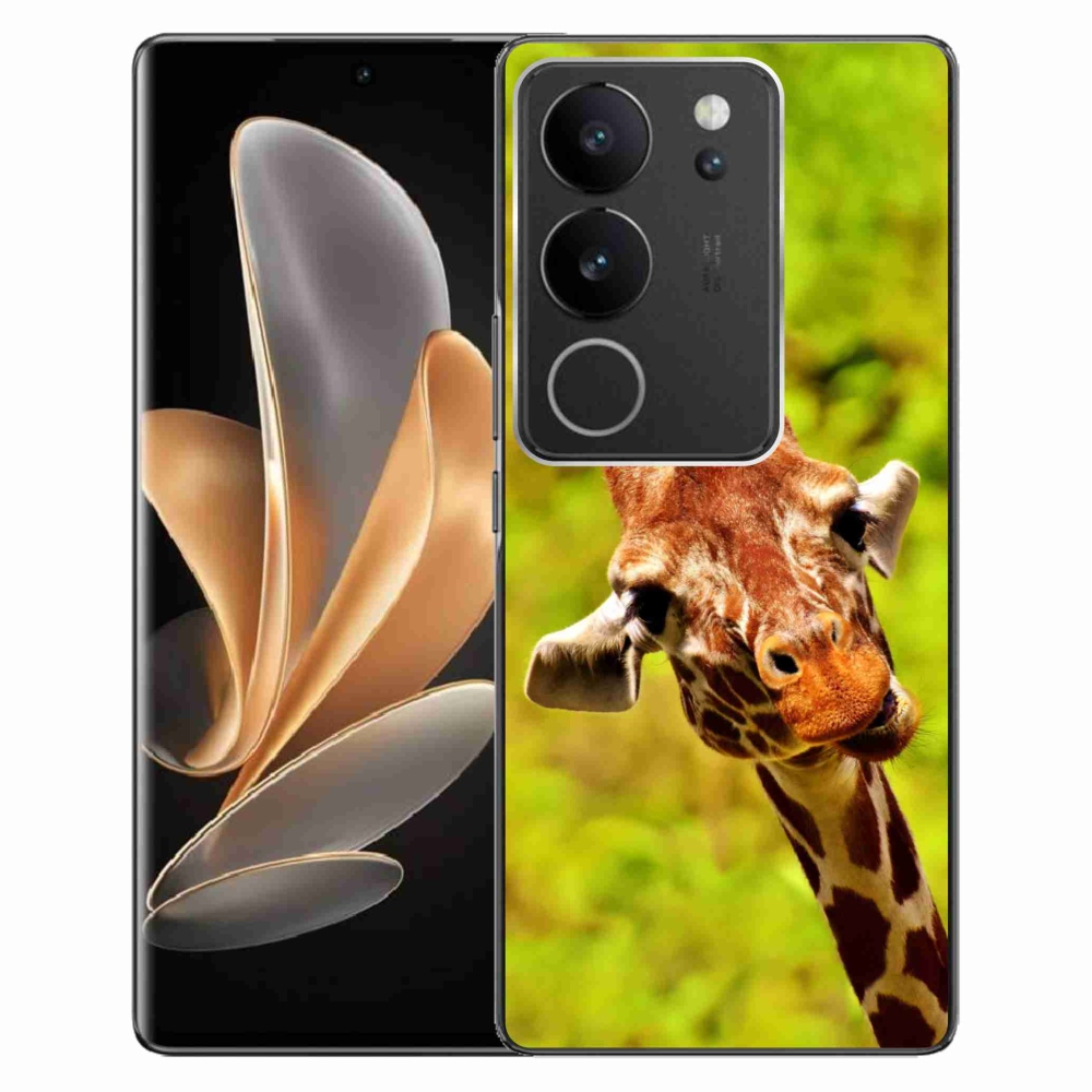 Gelový kryt mmCase na Vivo V29 5G - žirafa