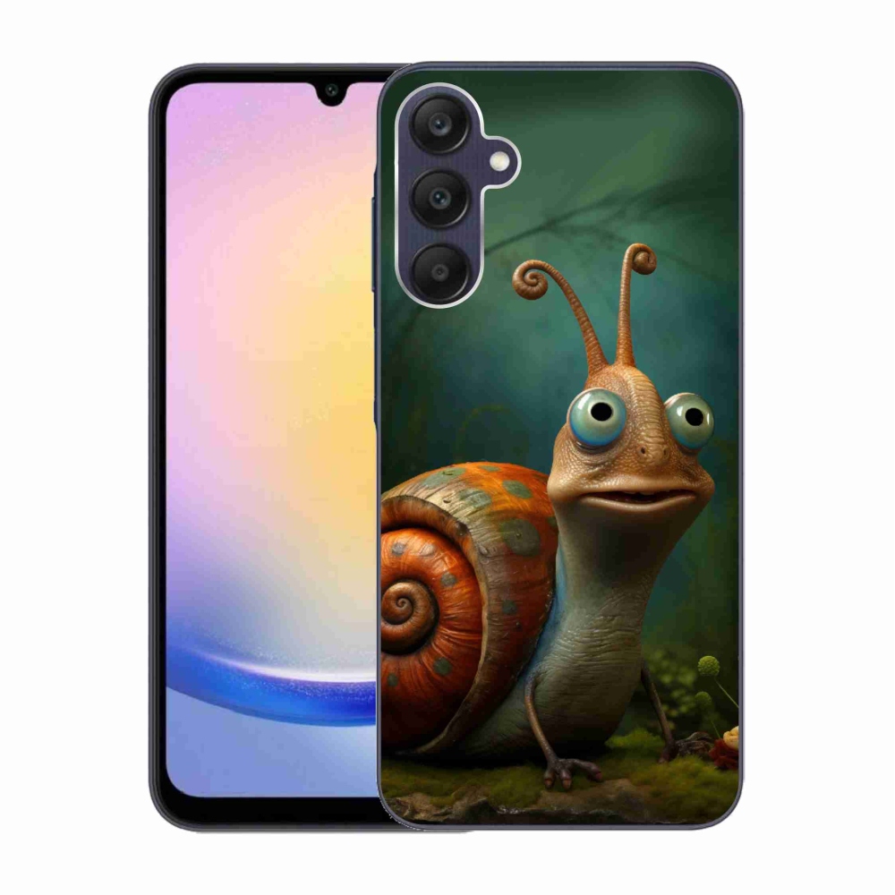 Gelový kryt mmCase na Samsung Galaxy A25 5G - šnek