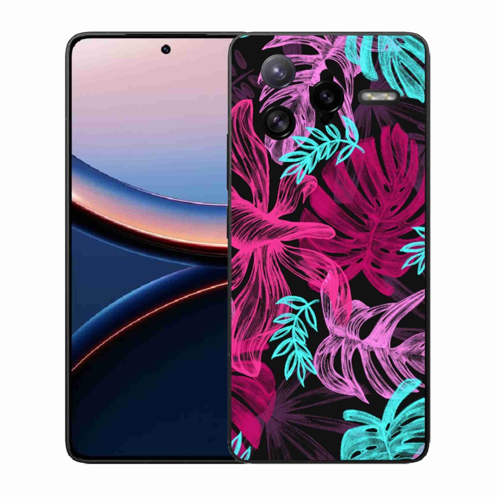 Gelový kryt mmCase na Xiaomi Poco F7 Ultra - květiny 1