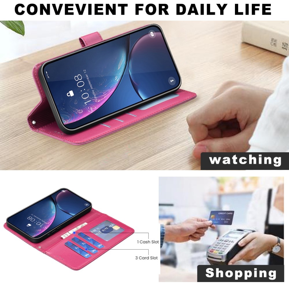 Clover knížkové pouzdro na Samsung Galaxy S25 Edge - rose