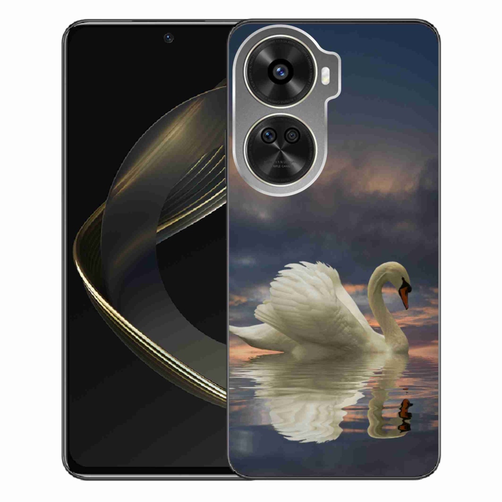 Gelový kryt mmCase na Huawei Nova 12 SE - labuť