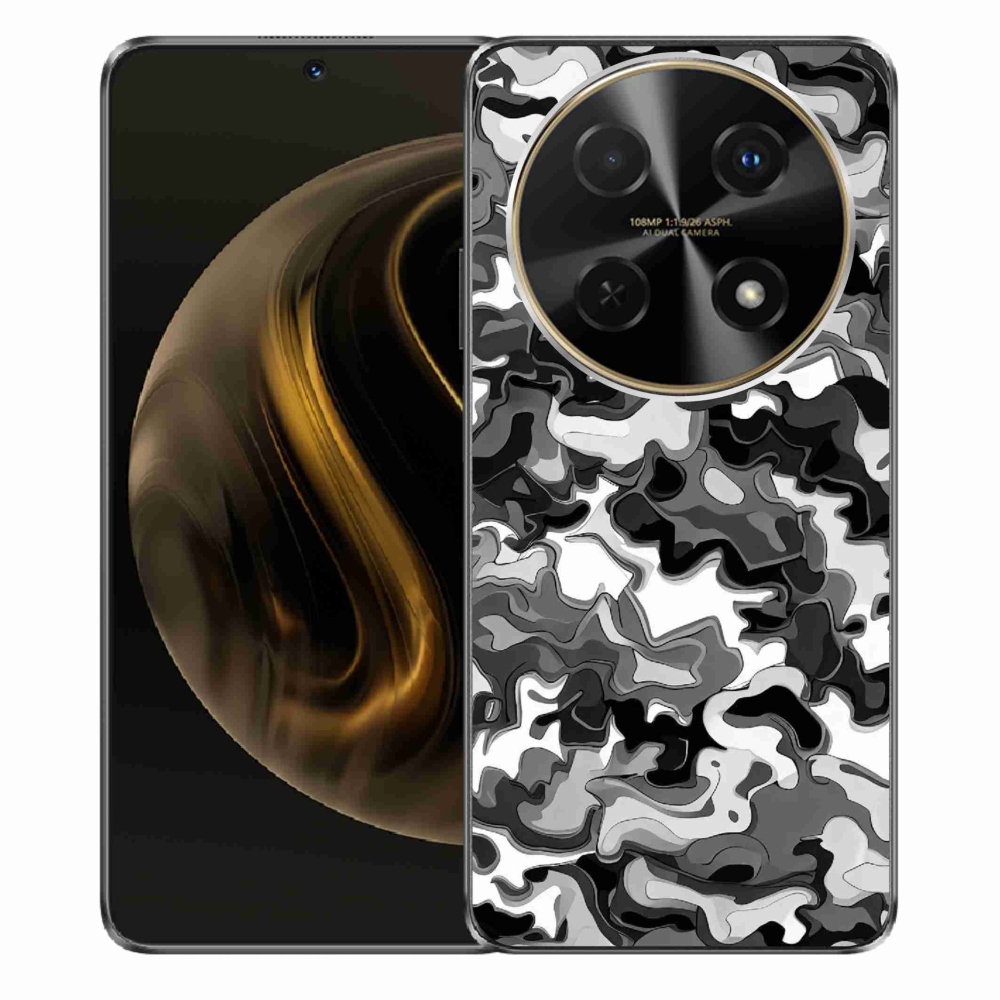 Gelový kryt mmCase na Huawei Nova 12i - maskáčový vzor 3