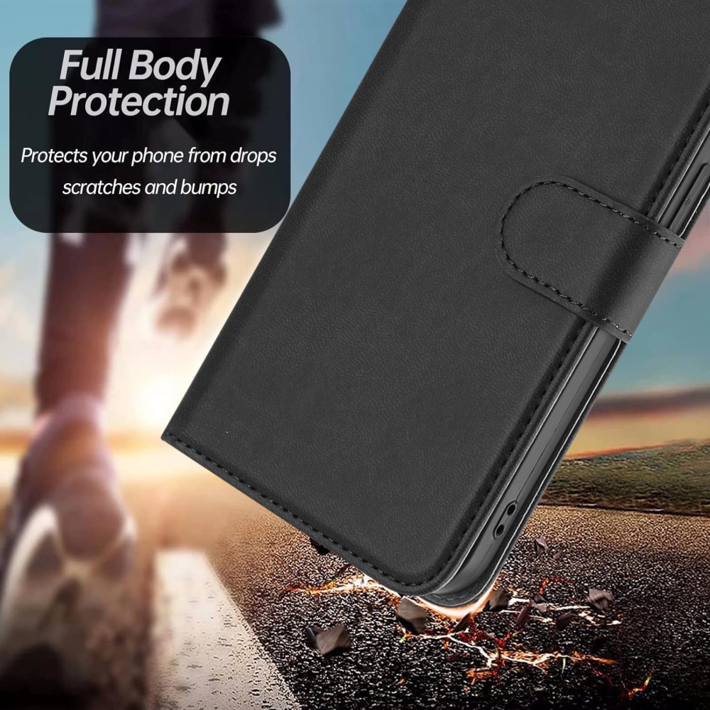 Snap knížkové pouzdro na Xiaomi Redmi 15 4G/5G (171mm) - černé