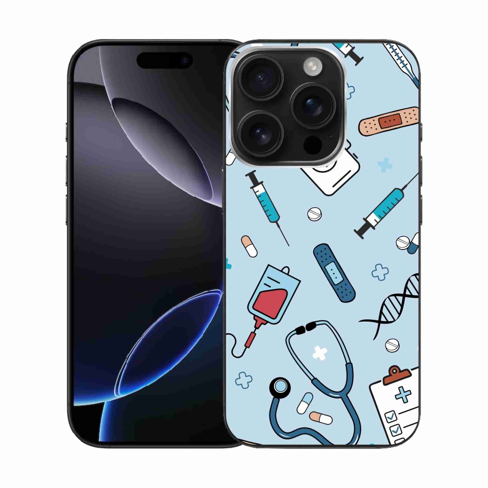 Gelový kryt mmCase na iPhone 16 Pro - zdravotnictví 1