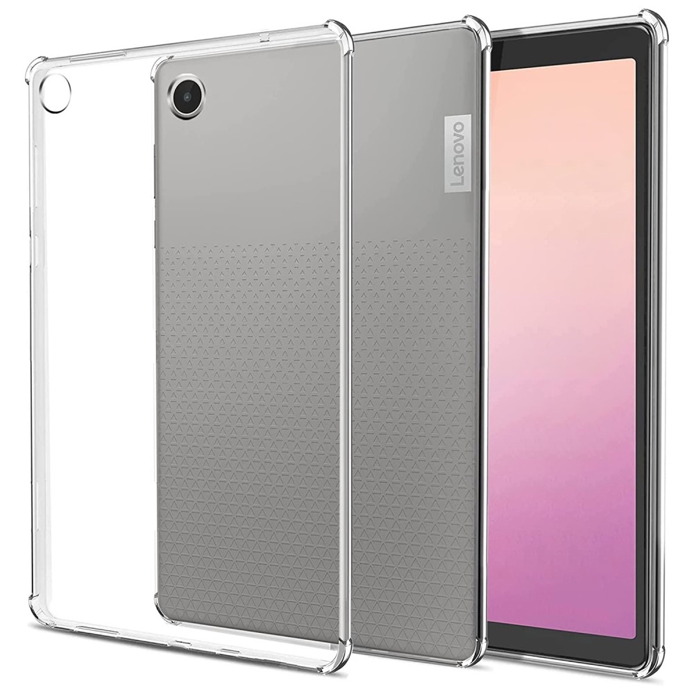 Průhledný gelový obal s vyztuženými rohy na Lenovo Tab M8 4. Gen (2024) - průhledný