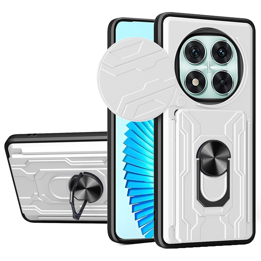 Slider odolný kryt na Xiaomi Redmi Note 14 Pro 5G/Poco X7 5G - bílý