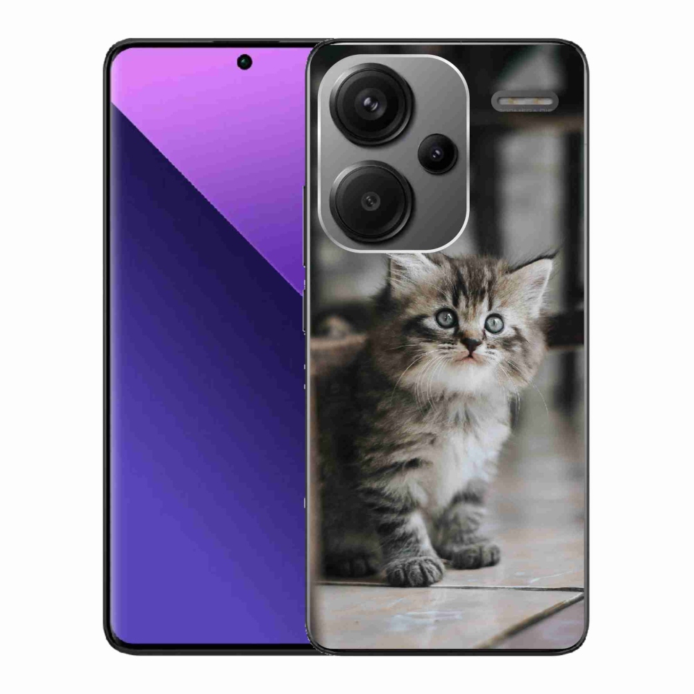 Gelový kryt mmCase na Xiaomi Redmi Note 13 Pro+ 5G - koťátko
