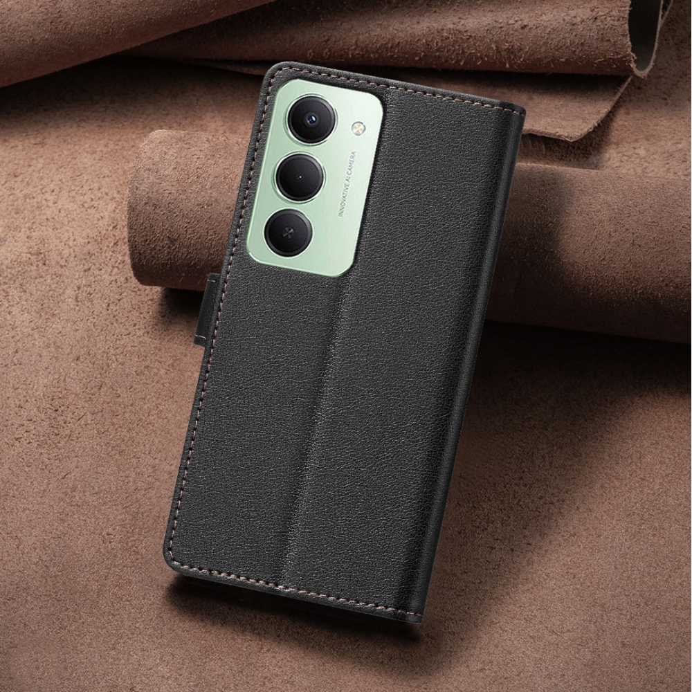 BINFEN knížkové pouzdro na Xiaomi Redmi 15 5G (169mm) - černé
