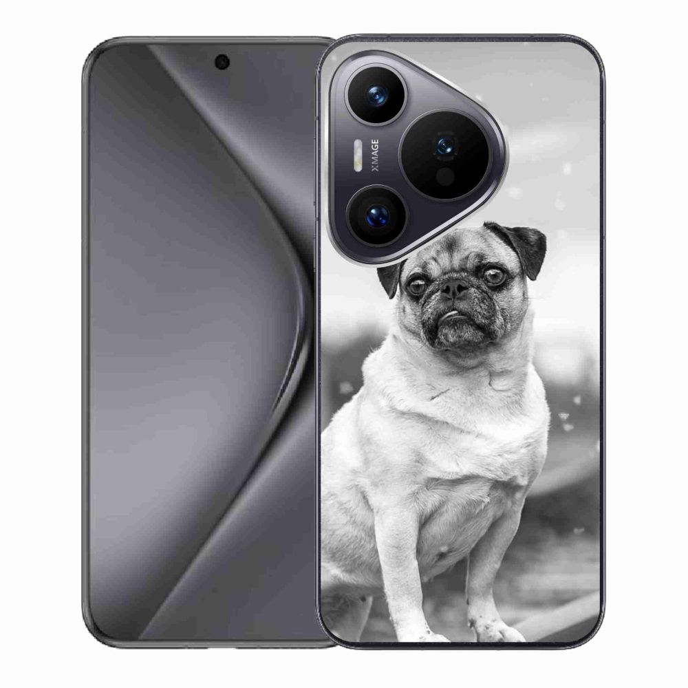 Gelový obal mmCase na Huawei Pura 70 - mops