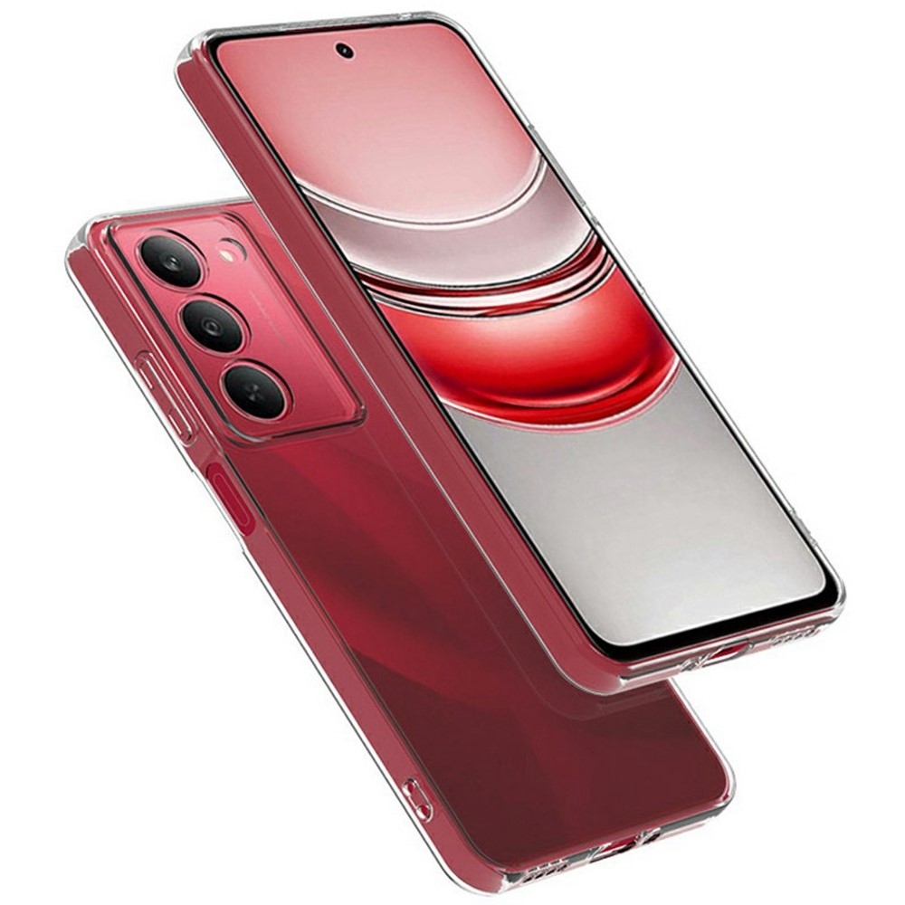 Průhledný gelový obal na Realme 14x 5G - průhledný
