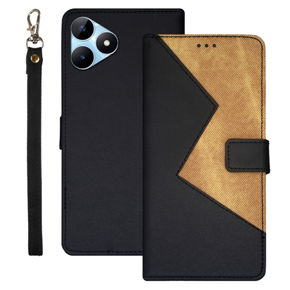 IDEWEI knížkové pouzdro na Realme Note 50 - černé