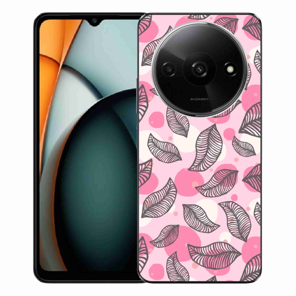 Gelový kryt mmCase na Xiaomi Redmi A3 - kreslené padající listy