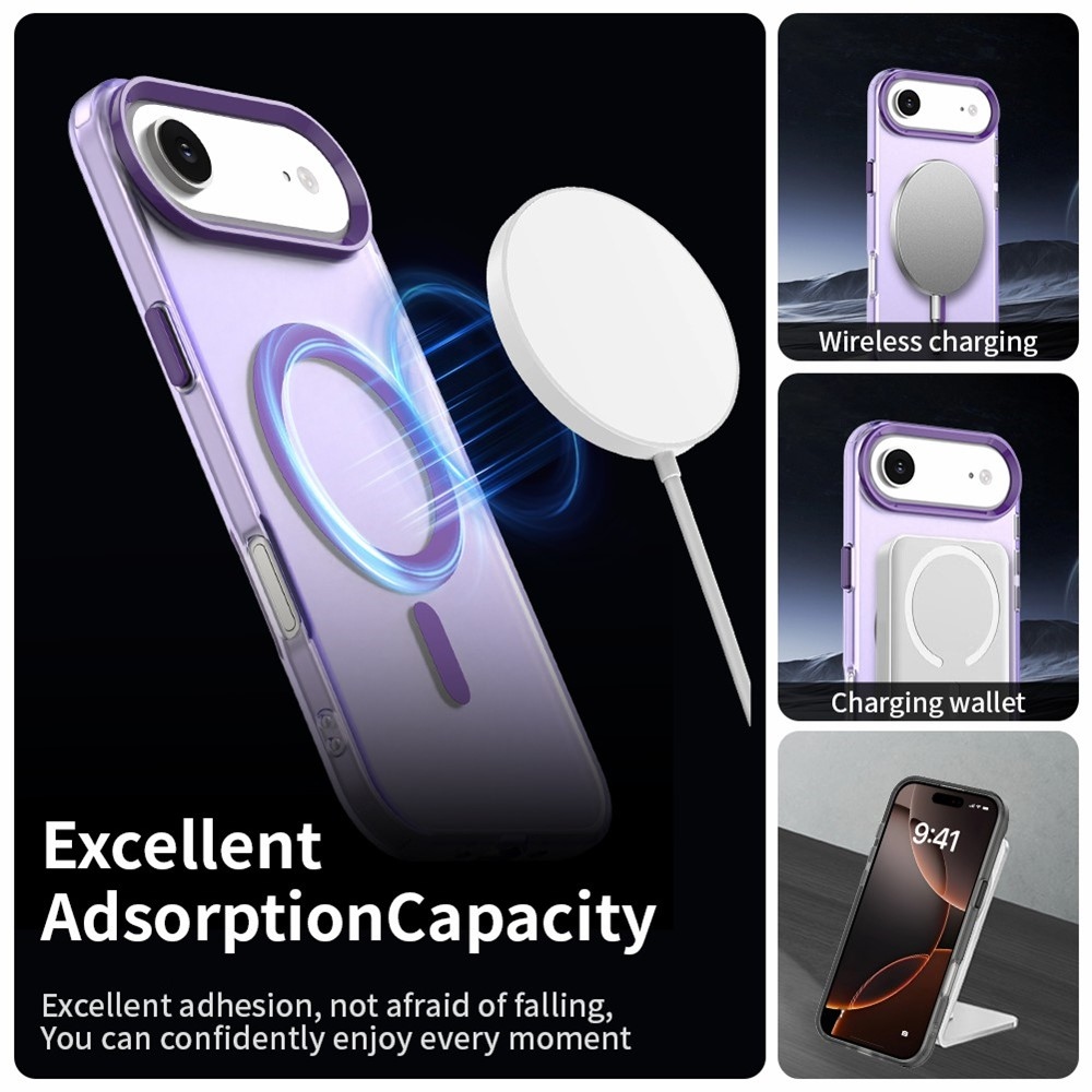 Candy gelový obal MagSafe pro iPhone 17 Air - fialový