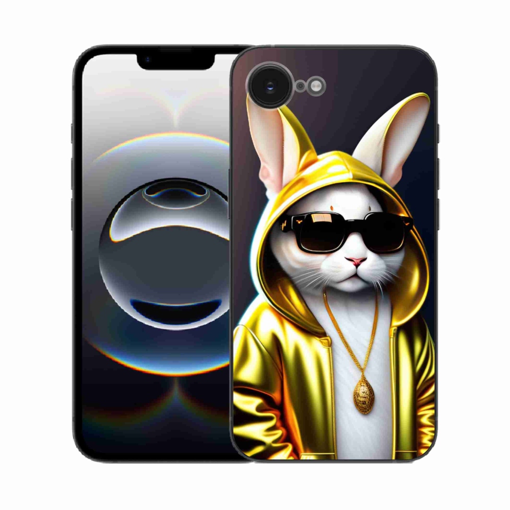 Gelový kryt mmCase na iPhone 16e - kočka boss