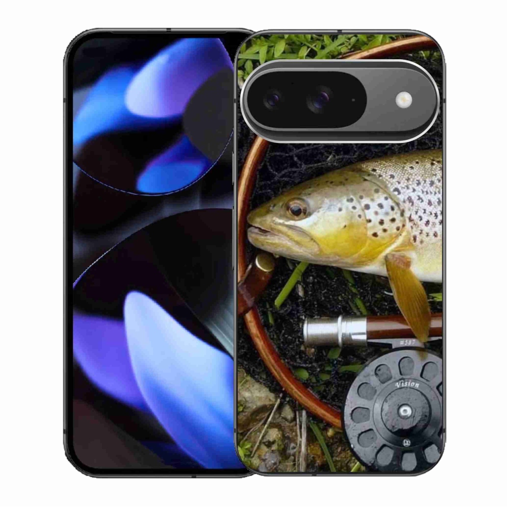 Gelový obal mmCase na Google Pixel 9/9 Pro - pstruh 2